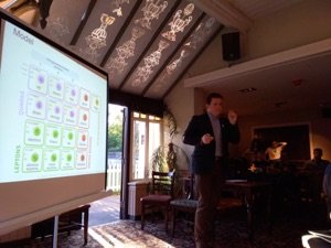 Darren Price presenting at Pint of Science 2018