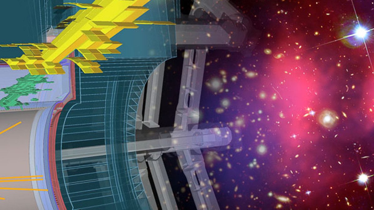 From the ATLAS detector to the cosmic web